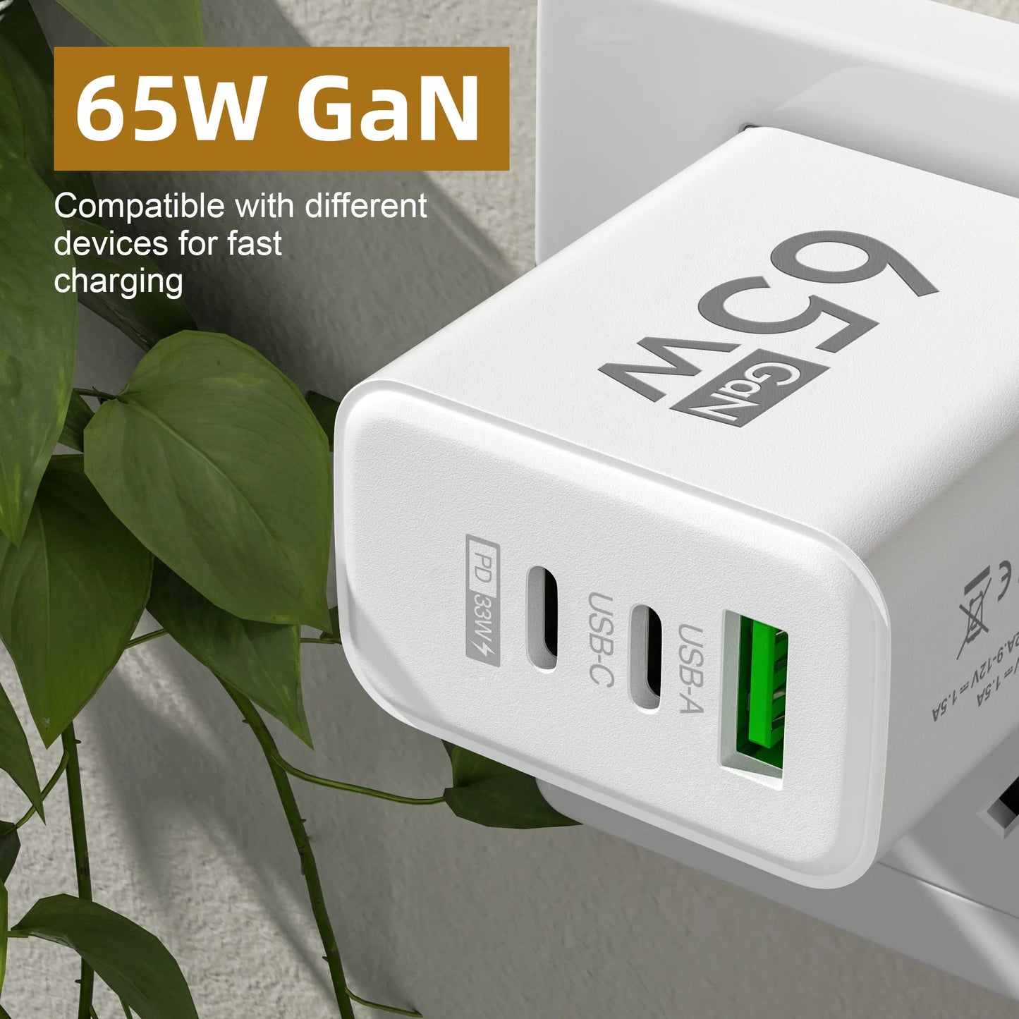 USB Fast Charging  Phone Power Adapter